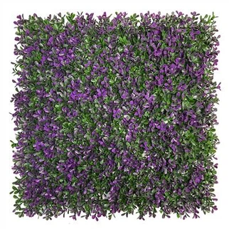 Valla de hoja de hierba de pared artificial colorida